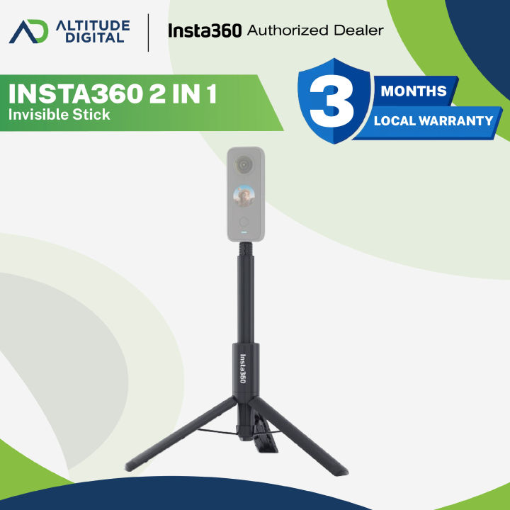 Insta360 2-in-1 Invisible Selfie Stick Tripod for GO3 GO X3