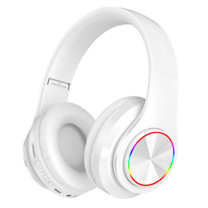 COD Headphone Bluetooth Headset Musik Gaming Dengan Lampu LED Dan Mikrofon Suara HIFI Bass Mantap