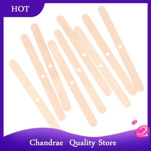 [Chandrae] 50PCS Wooden Candle Wick Holders Candles Bars Holders for Candle Making