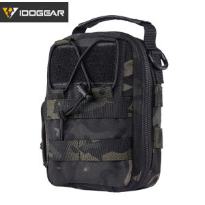 IDOGEAR Small Steel Scorpion   Tactical Bag Military Enthusiast Portable First Aid Kit Outdoor Survival Supplies Storage