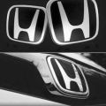 For Honda CRV CR-V 2007-2011 G3 Gen 3 Acrylic Honda Black 3D Emblem Front Rear Steering Wheel Logo Frame Panel Cover Trim Badge Styling Accessories. 