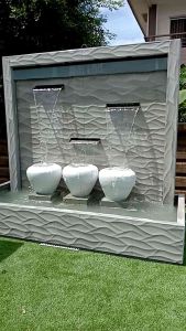 (Pre oder) ม่านน้ำตกติดกระเบื้องเทาลายริ้ว งานนำเข้า ม่านน้ำตกบ่อปลา ม่านน้ำแต่งสวน ม่านน้ำฟองอากาศ ม่านน้ำพุ ม่านน้ำตู้ปลา ม่านน้ำตกจัดสวน ม่านน้ำตกพญานาค น้ำตก น้ำตกแต่งสวน น้ำตกฮวงจุ้ย น้ำตกบ่อปลา น้ำตกหินเทียม น้ำตกหน้าบ้าน ของแต่งบ้าน ของแต่งสวน