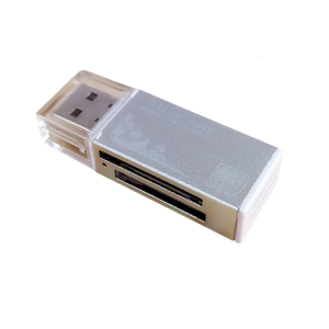 USB 2.0 Memory Reader Adapter Supports MS TF and More Cards For Cameras and Devices