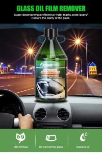 260ML Car Windscreen Removes Oil & Watermark Glass Cleaner Stain Mark Remover Car Window Watermark Remover Car Glass Care Waterstain Water Stain Waterspot Remover Car Glass Wax Pencuci Cermin Kereta Cuci Watermark Air Kesan Cermin Kereta