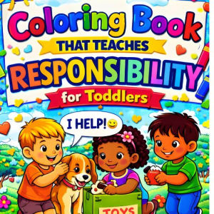 Coloring Book that Teaches Responsibility for Kids Values Manners and Good Habits Learning  Book