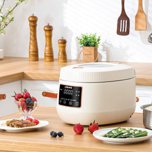 智能语音电饭煲3L|可视米汤分离 多功能触控煮饭锅 Smart Rice Cooker 3L – Voice Control Soup-Rice Separation Touchscreen