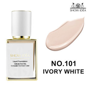 SHOW IDEA oil control Liquid Foundation Poreless Full Coverage Concealer SPF30 PA+++ 24H Lasting Matte Finish Waterproof Cream Texture Face Cosmetics