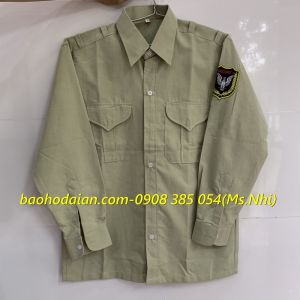 Áo bảo vệ dài tay màu xanh vỏ đậu vải kate ford thấm hút mồ hôi