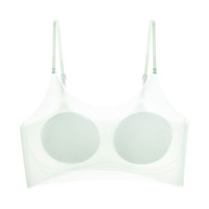 Maniyun เสื้อสายเดี่ยวผ้าไหมน้ำแข็งบางพิเศษสำหรับวัยรุ่นถ้วยที่คงที่ชุดชั้นในเทรนนิ่งสำหรับสตรี12D ปรับได้