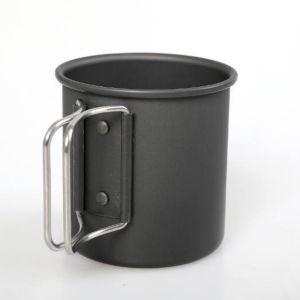HELUVK Can Hold Boiling Water Folding Water Cup Aluminum Alloy 2 Colors Coffee Cup High Quality Light Tea Cup Mug Camping Picnic