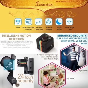Camera Wireless Mini WiFi IP Camera CCTV 1080P Remote Control Surveillance Night Vision Mobile Detection Recorder Micro Kamera Pengintai Tersembunyi