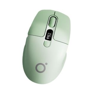 XHLXH Screen Display Laptop Wireless Mouse 2.4G Rechargeable Wireless Bluetooth Mouse Optical Cordless Mice Mute Ergonomic Mouse Office
