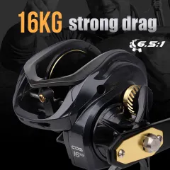 TRAINFIS】10KG Baitcasting Fishing Reel 7.2:1 High Speed Gear Ratio Casting  Reel All Water