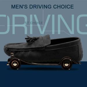 TOPSIDER PURE Leather fashion driving shoes for men #A36