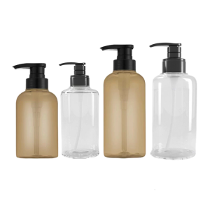 300/500ml Pump Bottle Liquid Container Pump Dispenser Bottle Empty Bottle for Bathroom Kitchen or Hotel Use