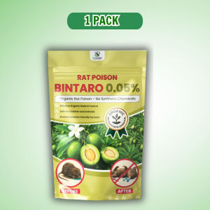 BINTARO Rat Poison 50g Rat Trap for Big Mouse Strong Rat Bait Mouse Killer Odorless Rat Control for Farm Safe for Livestock & Poultry