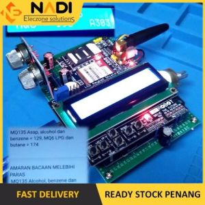 CUSTOMIZATION Arduino Gas Sensor GSM Project Projek RBT Tahun Akhir FYP