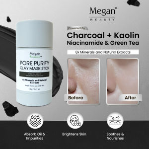 Megan Pore Purifying Clay Mask Stick I Acne Care Clay Mask Stick 40g
