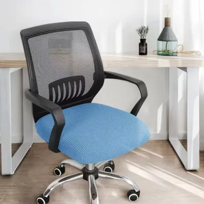 CANGMOTION Velvet Office Chair Seat Covers Removable Thickened Chair Cover Stretch Chair Dustproof Cover