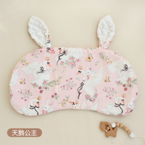 Cool Newborn Cloud Pillow Breathable Bamboo Cotton Baby Flat Pillow Removeable Sleeping Cushion