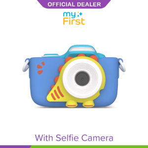 myFirst Camera 3-Kids Digital Camera 16MP 1080P Video with Selfie Lens Shockproof Pouch | Birthday Gift