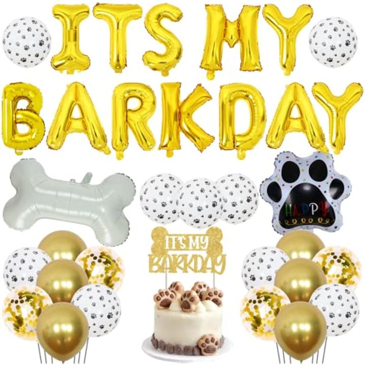 CHEEREVEAL Puppy Birthday Party Decorations It s My Barkday