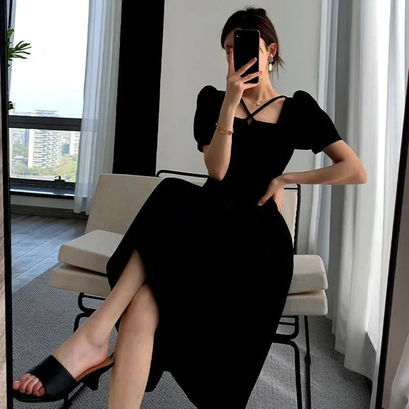 IELGY women's summer fashion korean style stitching dress