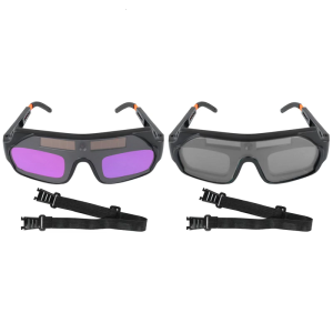 แว่นตาหน้ากากช่างเชื่อมแว่นตาช่างเชื่อมทำให้มืดลงอัตโนมัติพลังงานแสงอาทิตย์แว่นตานิรภัย