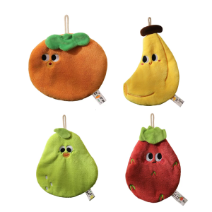 Khăn nhà bếp dễ thương thiết kế thấm san hô velvets treo khăn tay để làm khô nhanh trong phòng tắm