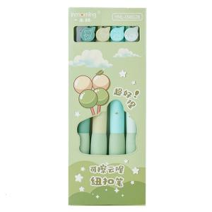 4 miếng Bút gel xóa được Bút gel có thể thu vào 0.5mm khô nhanh để viết ghi nhật ký Vớ giáng sinh chất độn