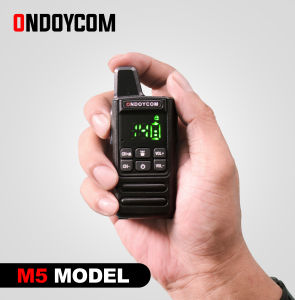 ONDOYCOM M5 Portable Two Way Radio Walkie Talkie 5W UHF with 16 Channel
