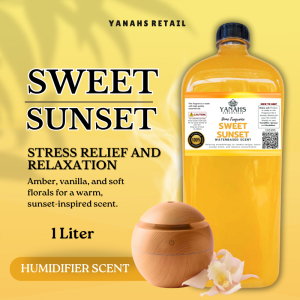 SWEET SUNSET Humidifier Scent 1L Water Based Essential Oil