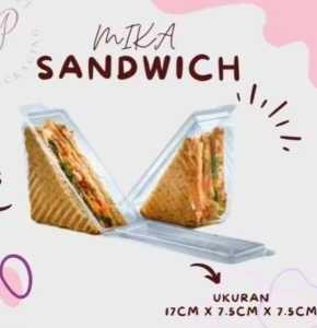 Mika Roti Sandwich/mika roti/mika segitiga/ isi 25 pcs