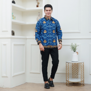 seragam Korpri kerah hitam lapis furing / batik korpri wanita / seragam pns / korpri wanita terbaru