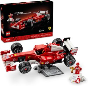 [BrickStory] LEGO Icons Ferrari F2004 & Michael Schumacher (11375)(735 Pieces)