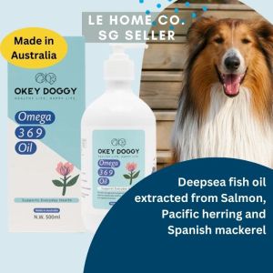 [SG INSTOCK] Pet Omega 369 Oil (500ml) | Okey Doggy | Suitable for Cats and Dogs