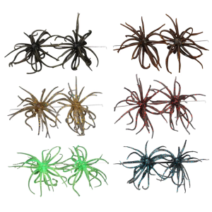 2Pcs Simulation Urchin Baits Artificial Soft Swimming Lures Slow Floating Lures Fishing Lures Soft Urchin Fishing Baits