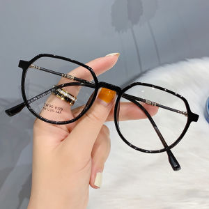 (GENTLE MOSCOT) New TR90 Anti Radiation Eyeglasses for Women Fashion Round Frame Clear Glasses