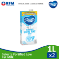 Selecta Fortified Low Fat Milk 1 Liter - Set of 2s. 