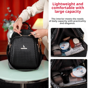 Womens largecapacity backpack woven largecapacity backpack