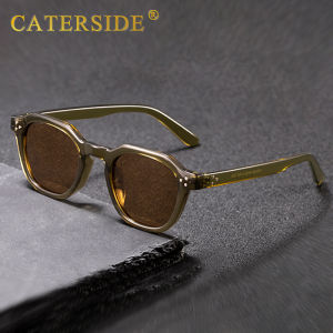 CATERSIDE Cổ điển Phân cực Phụ nữ Kính râm Khung tròn Màu sắc Kính chống nắng Nam giới Ngoài trời Chất lượng cao Bữa tiệc Du lịch Kính mắt2026