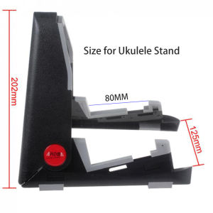 AROMA Foldable guitar stand holder A frame stable structure Rack adjustable length also support ukulele violin mandolin