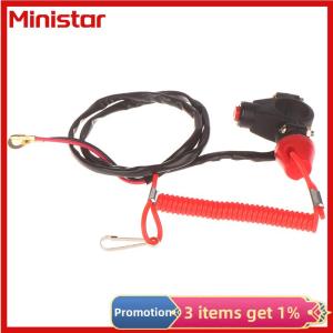 Ministar ATV Motorcycle Boat Tether Lanyard Emergency Kill Stop Engine Switch Push Button