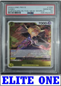 PSA 10 Sabo #104 HOLO FOIL OP09 - Emperors in the New world (ENGLISH) (2024) - One Piece Card GRADED