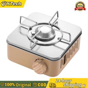 【Free Shipping】 Camping Cassette Stove with Storage Bag Picnic Cooking Stove Adjustable Mini Cassette Stove for Hot Pot Grilling BBQ