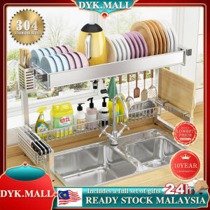 Free Shipp Dish Rack Stainless Steel Sink Rack Kitchen Drainer Rack and Accessories Tableware Sterilization Box Gift