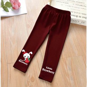 LEGGING ANAK PEREMPUAN MOTIF LITTLE STRAWBERRY USIA 1-12 TAHUN