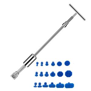 PENGQ T Rod Car Dent Repair Tools DIY with Gasket Auto Body Repair Set Deformed Surface Repair Auto Dent Pulling Tabs Repair Tool Auto Metal Body Repair