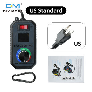 Diymore AC 220V 4000W High-Power Motor Speed Regulator 10A Fan Speed Controller Angle Grinder Speed Control with Overload Protection