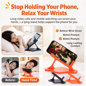 Lazy Phone Stand Bedside Phone Holder Adjustable Universal Cell Phone Stand Hands Free Stable Desk Bed Phone Holder Compatible With Most Smartphones